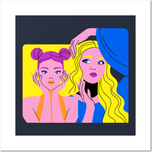 Pop Art Girl Posters and Art